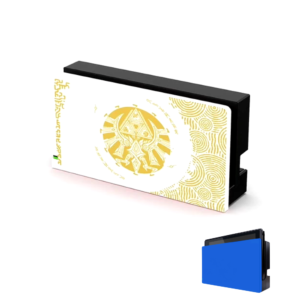 Nintendo Switch Dock Faceplate Zelda White Golden