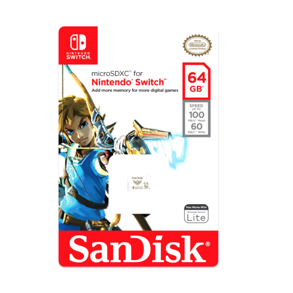 Nintendo®-Licensed Memory Cards For Nintendo Switch™ - 64GB